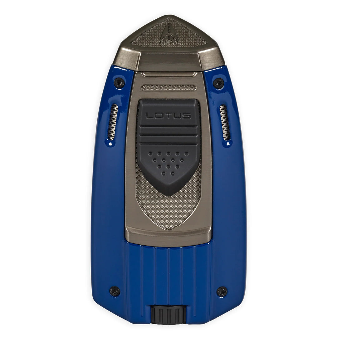 Lotus MARINER Twin Pinpoint Torch Lighter - Blue & Gunmetal