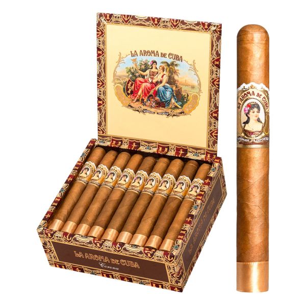 LA AROMA DE CUBA CONNECTICUT DOUBLE CORONA OPEN BOX