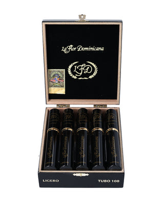 La Flor Dominicana (LFD) Ligero L-100 Tubos (Corona) (5.5" x 44)