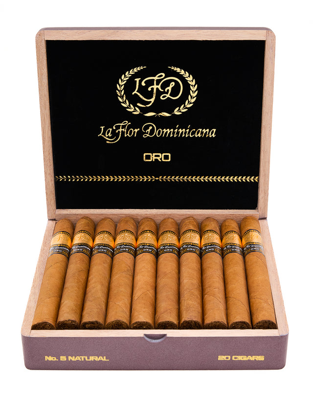 La Flor Dominicana (LFD) Oro No 5 (Churchill) (6.0" x 48)