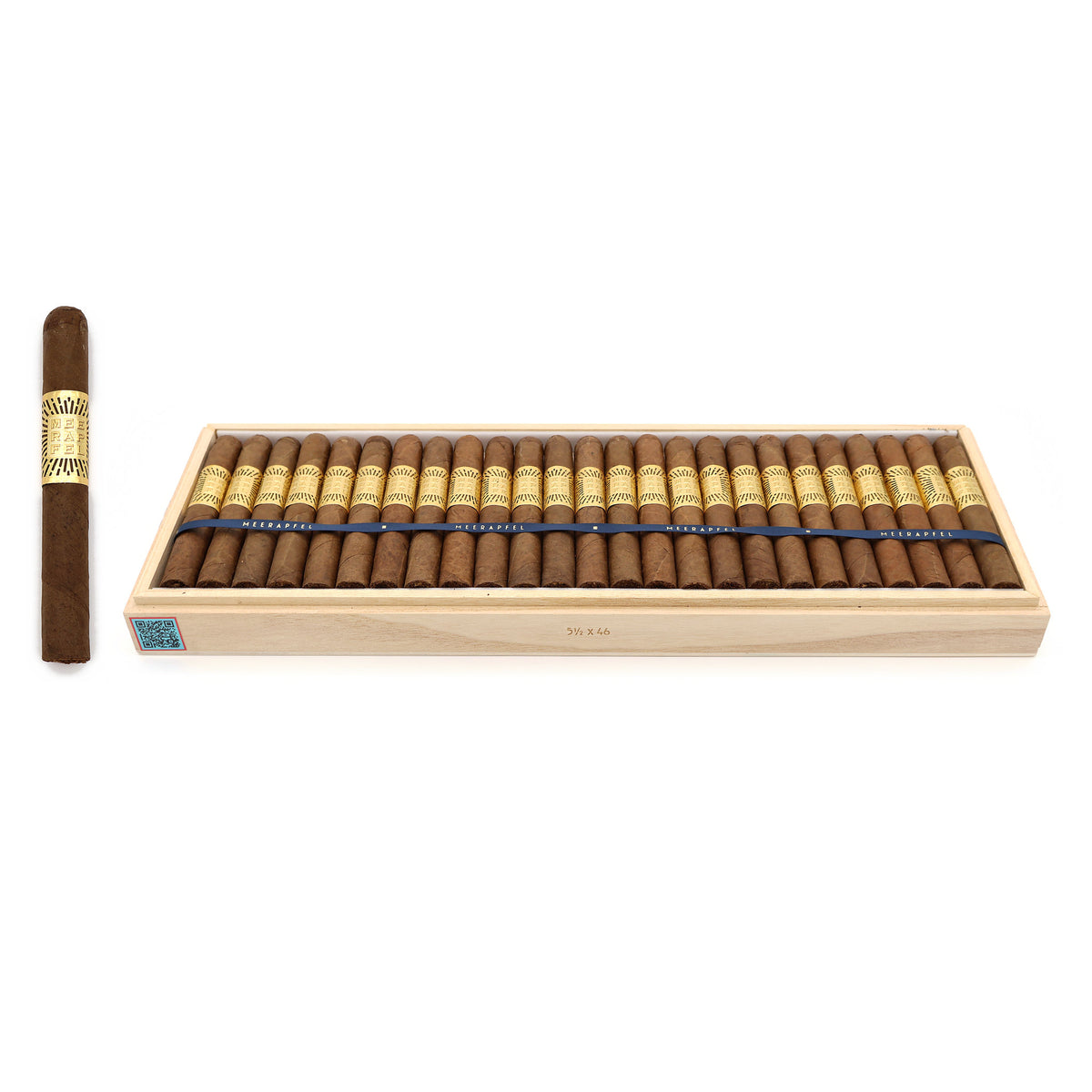 Meerapfel Meir Corona Gorda cigar, 5.5 x 46, vintage Cameroon wrapper
