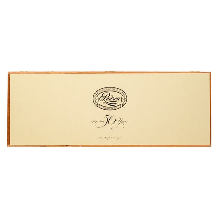 Closed box of Padron 50th Anniversary Refill Natural cigars