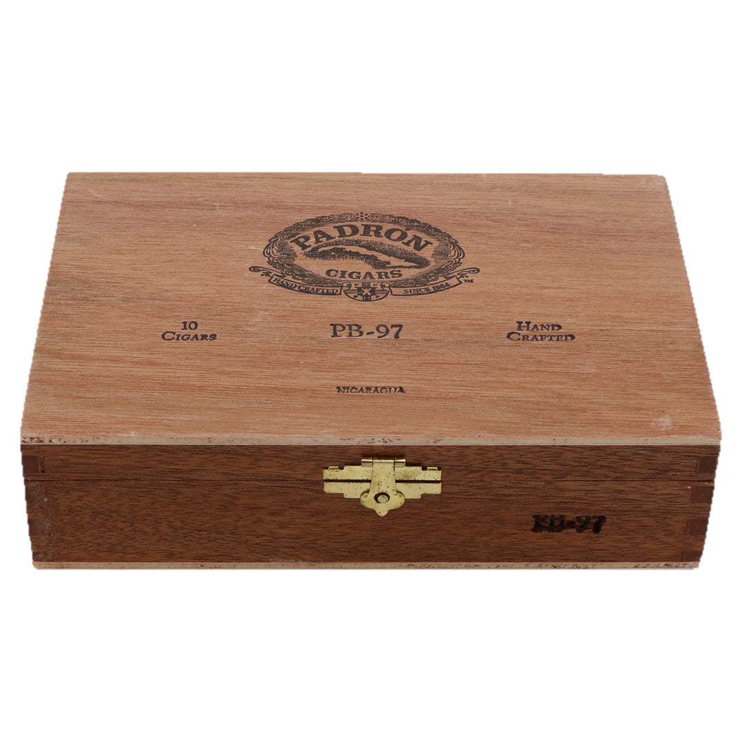 Closed box of Padron Black PB-97 Natural cigars