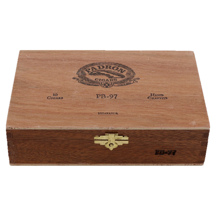Closed box of Padron Black PB-97 Natural cigars