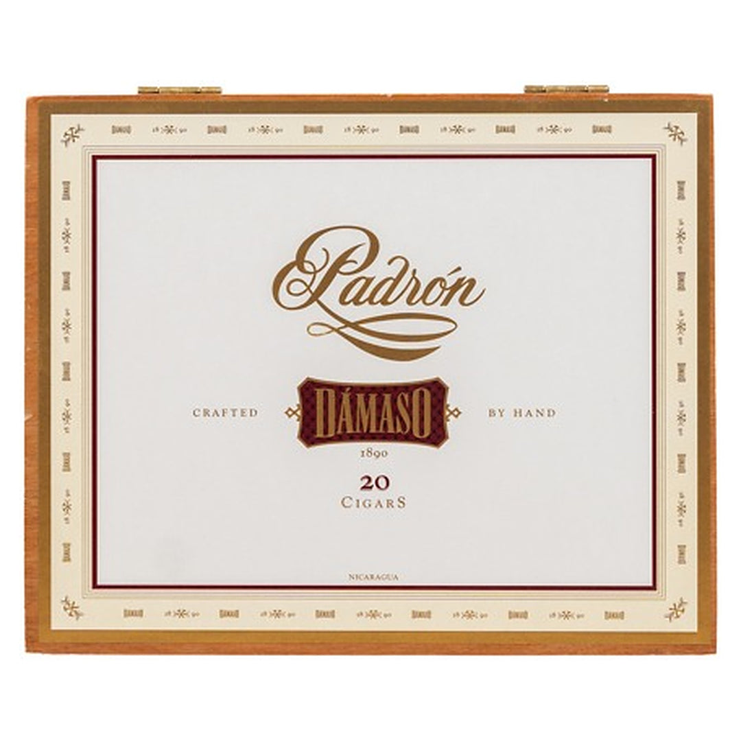 Closed box of Padron Damaso No. 8 cigars