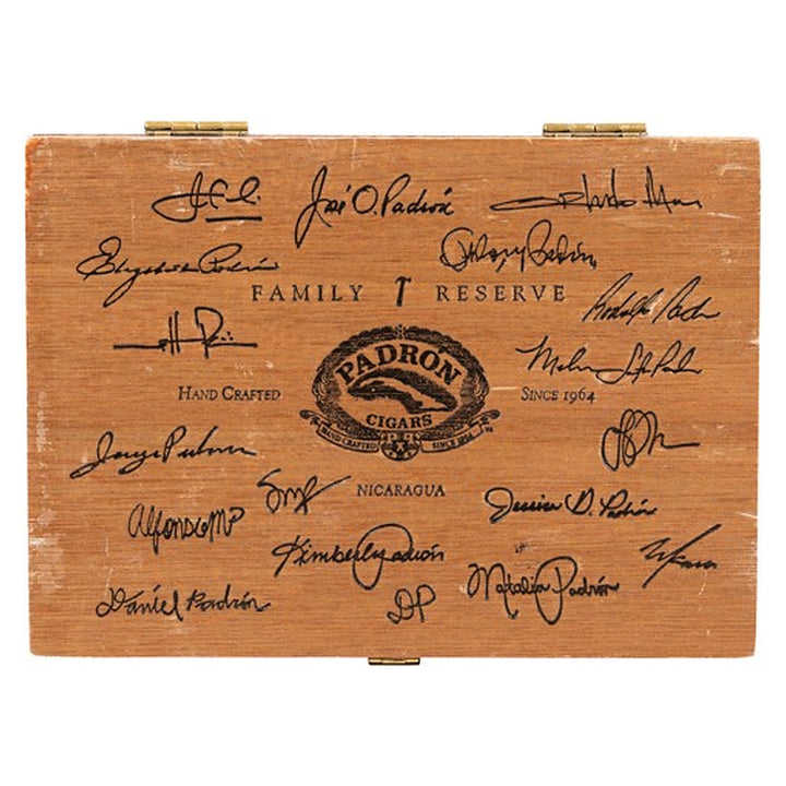 Closed box of Padron Family Reserve No. 44 Maduro cigars
