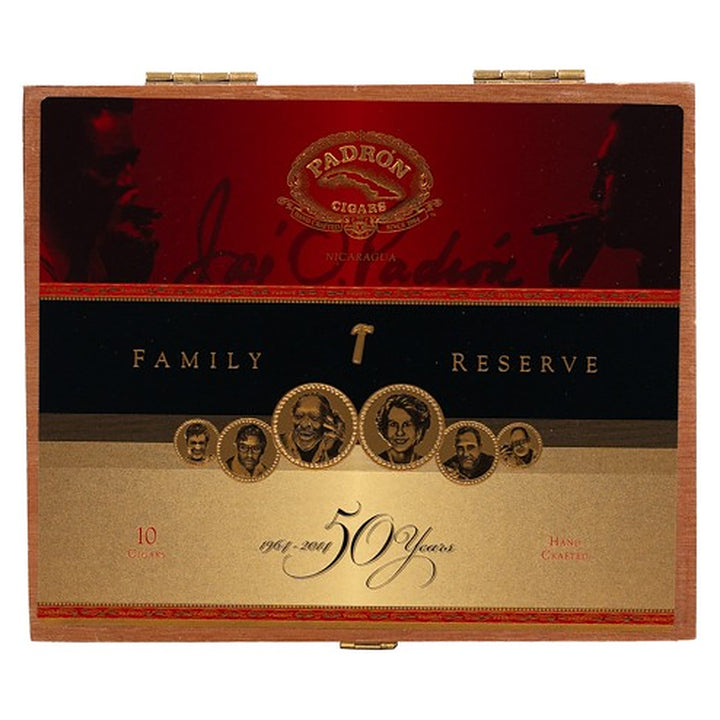 Closed box of Padron Family Reserve No. 50 Natural cigars