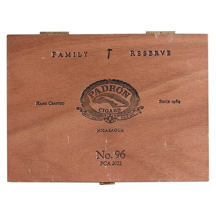Closed box of Padron Family Reserve No. 96 Maduro cigars