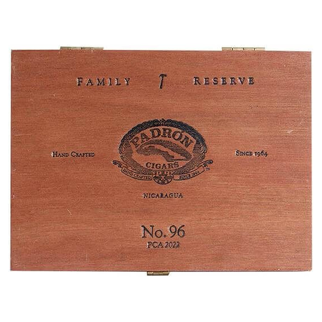 Closed box of Padron Family Reserve No. 96 Natural cigars