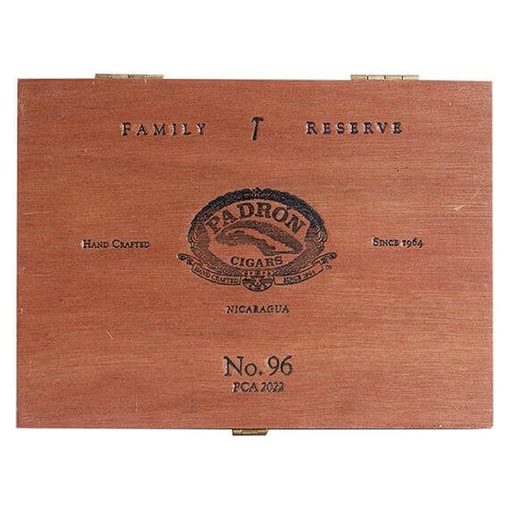 Closed box of Padron Family Reserve No. 96 Natural cigars