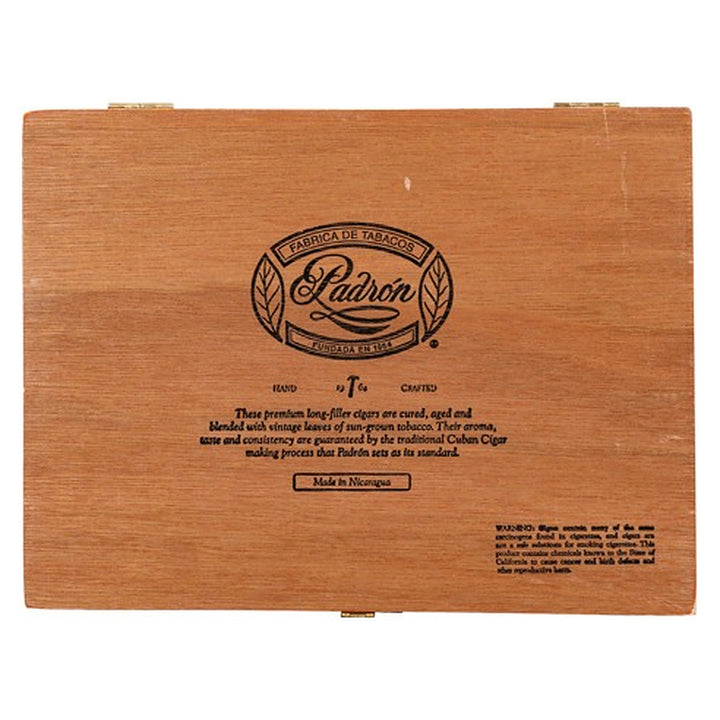 Closed box of Padron 1964 Anniversary Series Monarca Natural cigars