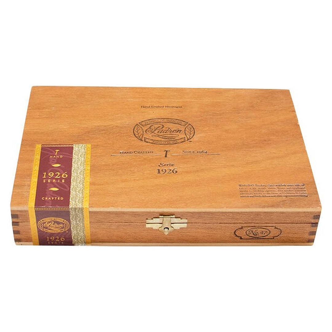 Closed box of Padron 1926 Series No. 47 Maduro cigars