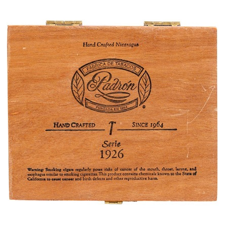Closed box of Padron 1926 Series No. 6 Natural cigars