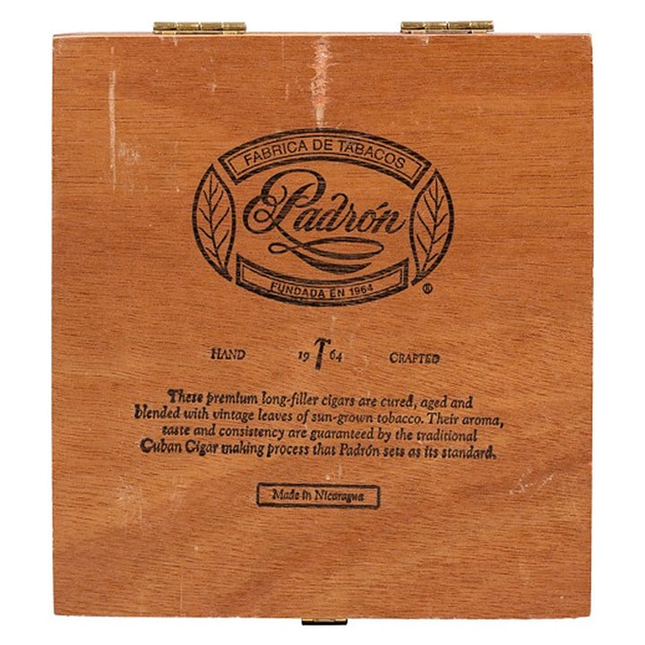 Closed box of Padron 1964 Anniversary Series Soberano Tubos Maduro cigars