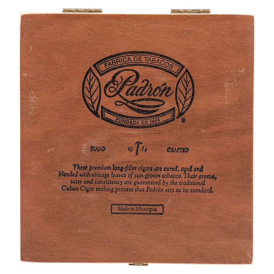 Closed box of Padron 1964 Anniversary Series Soberano Tubos Natural cigars