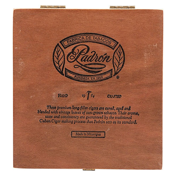 Closed box of Padron 1964 Anniversary Series Soberano Tubos Natural cigars