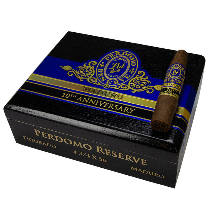 Perdomo 10th Anniversary Maduro Figurado Cigar – 4.75" x 56