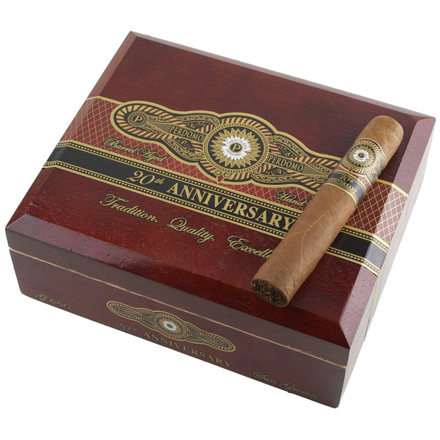 Perdomo 20th Anniversary Sungrown Gordo – Premium 6.0" x 60 Cigar