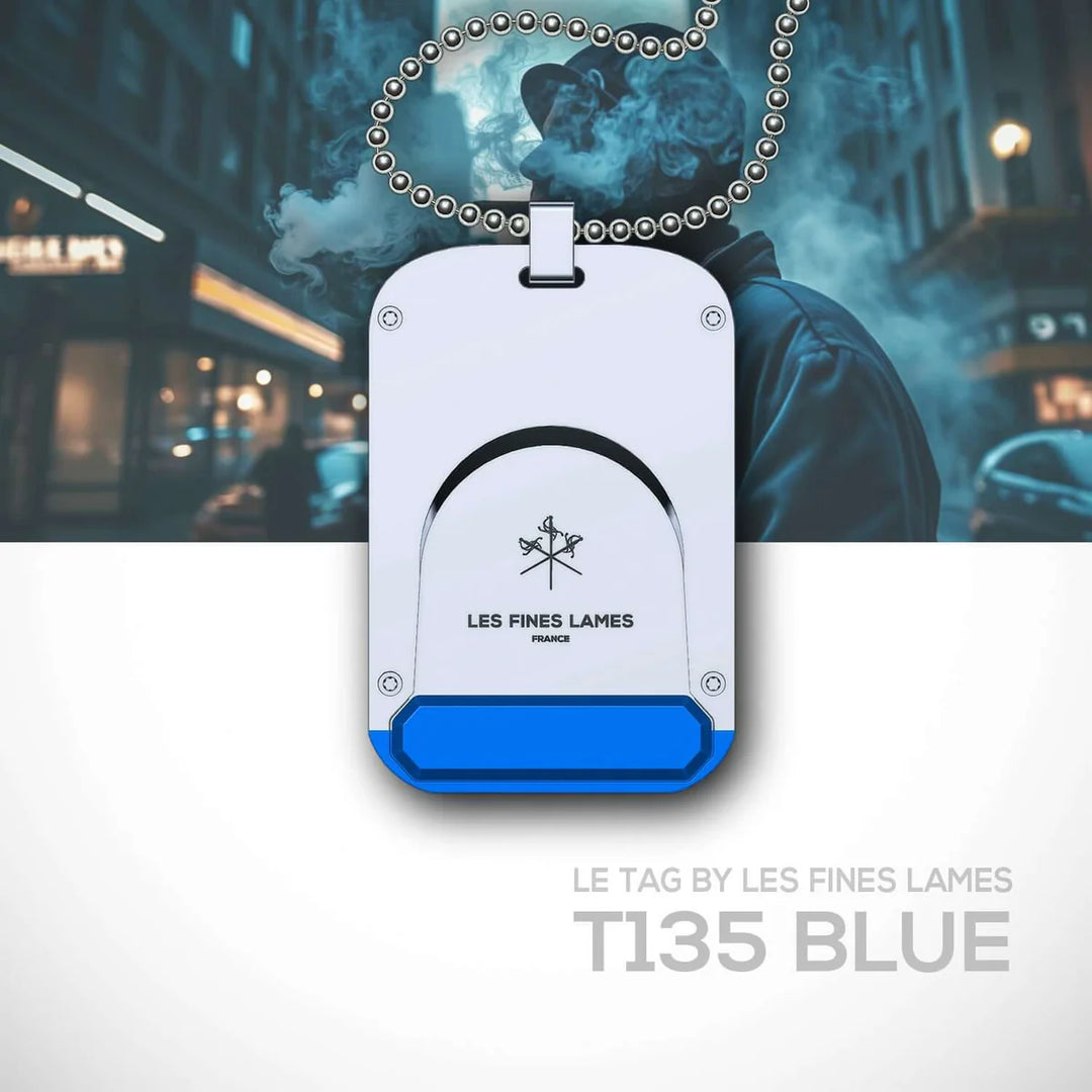 Les Fines Lames Le Tag T135 Cutter – Blue Edition with Artistic Design