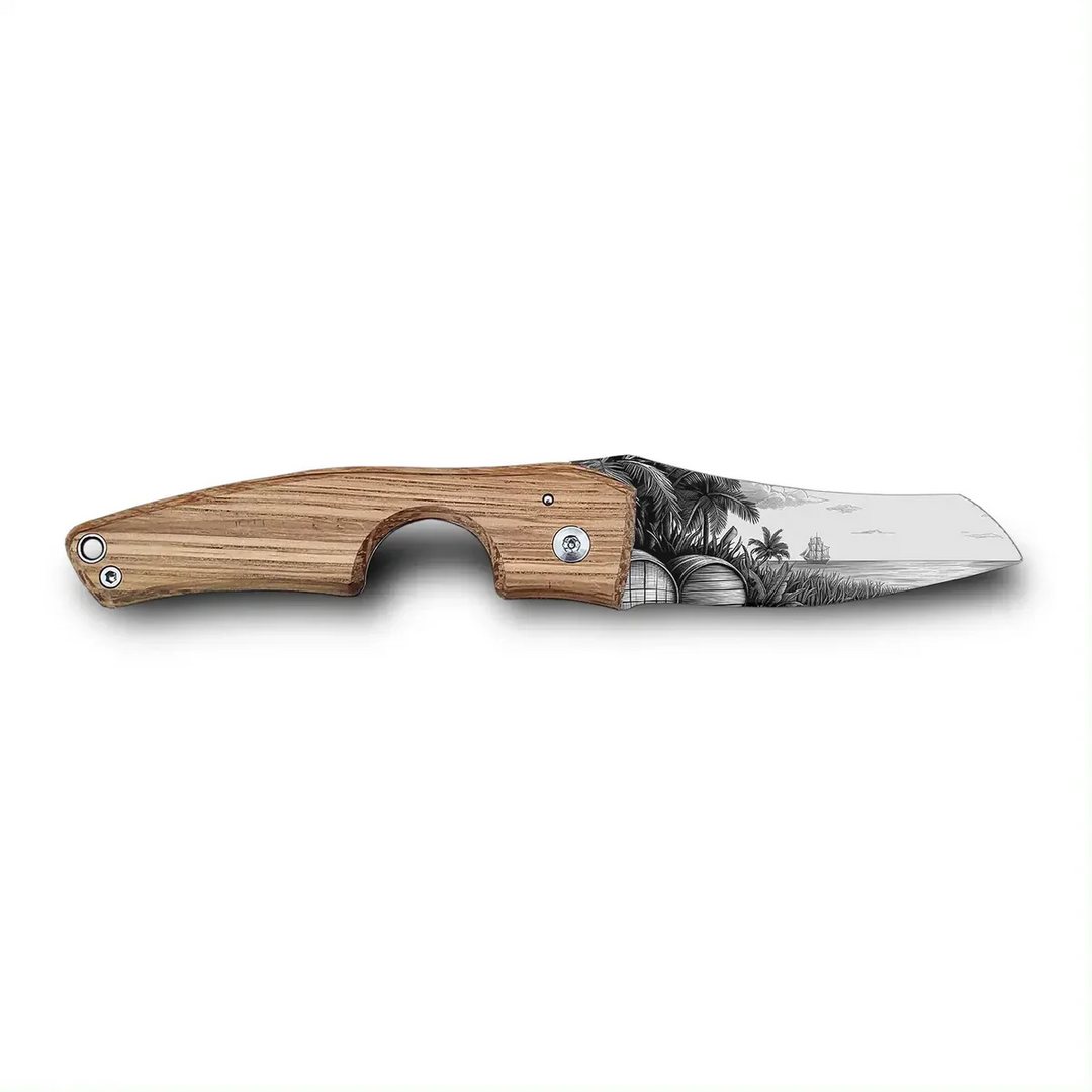 Les Fines Lames Cigar Knife LE PETIT - Rum Barrel