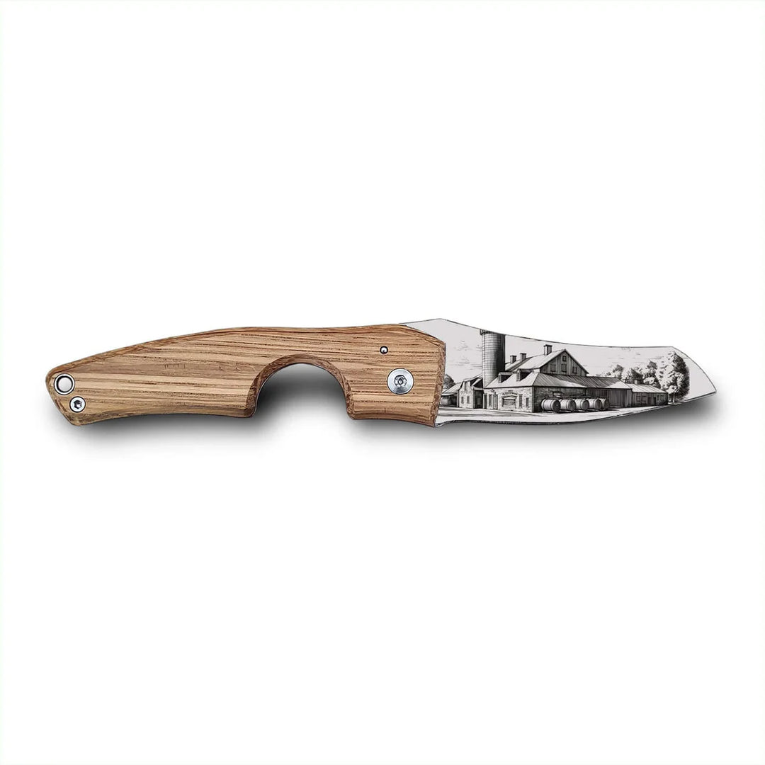 Les Fines Lames Cigar Knife LE PETIT - Bourbon Barrel