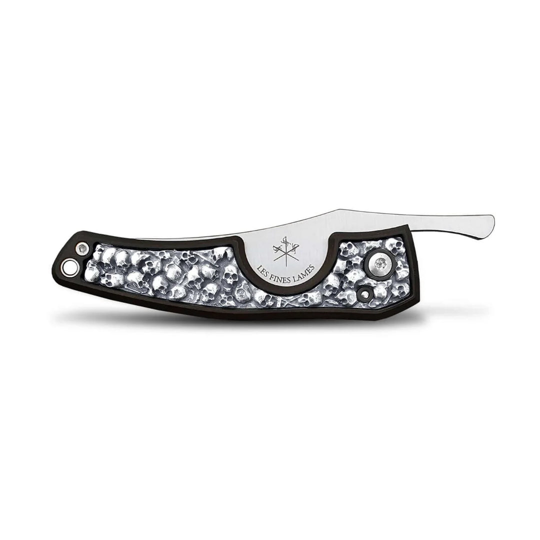 Les Fines Lames Cigar Knife LE PETIT - Omnia Vanitas Sterling Silver