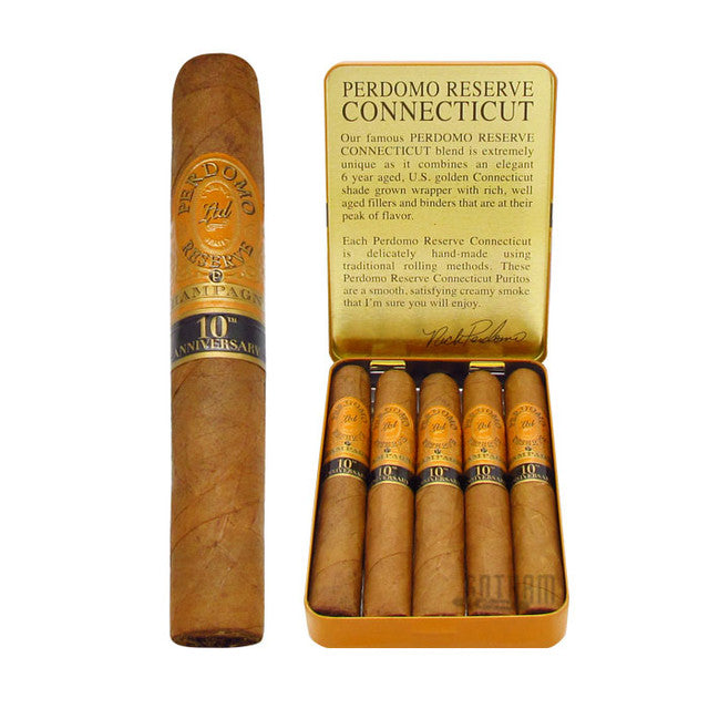 Perdomo 10th Anniversary Champagne Natural (Puritos) Cigar