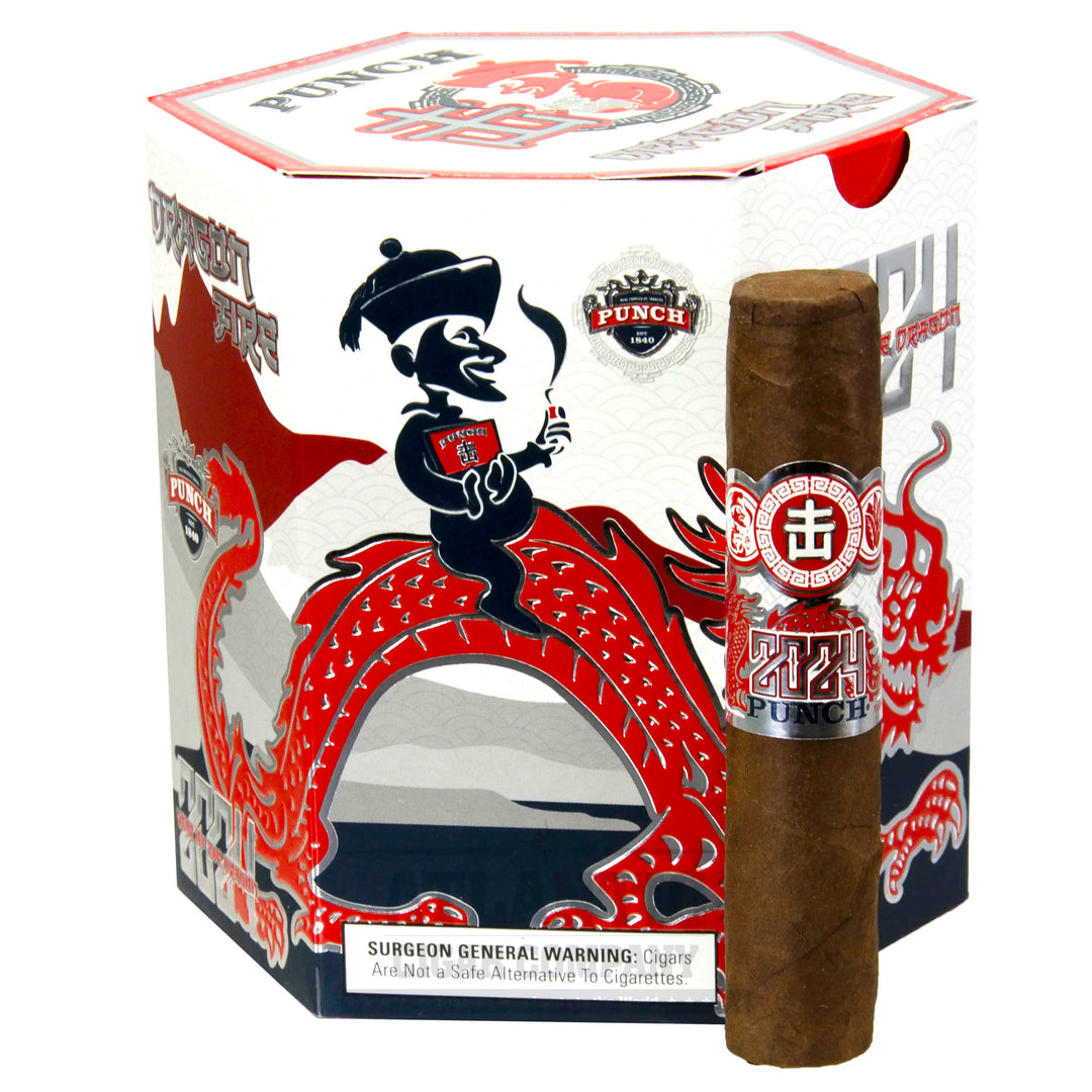 Punch Dragon Fire Robusto Gordo Cigar (5.0" x 60) – Bold and Intense Flavor