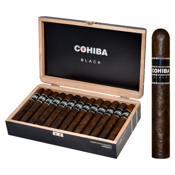 Bold Flavors with Cohiba Black Supremo (Toro) Cigar