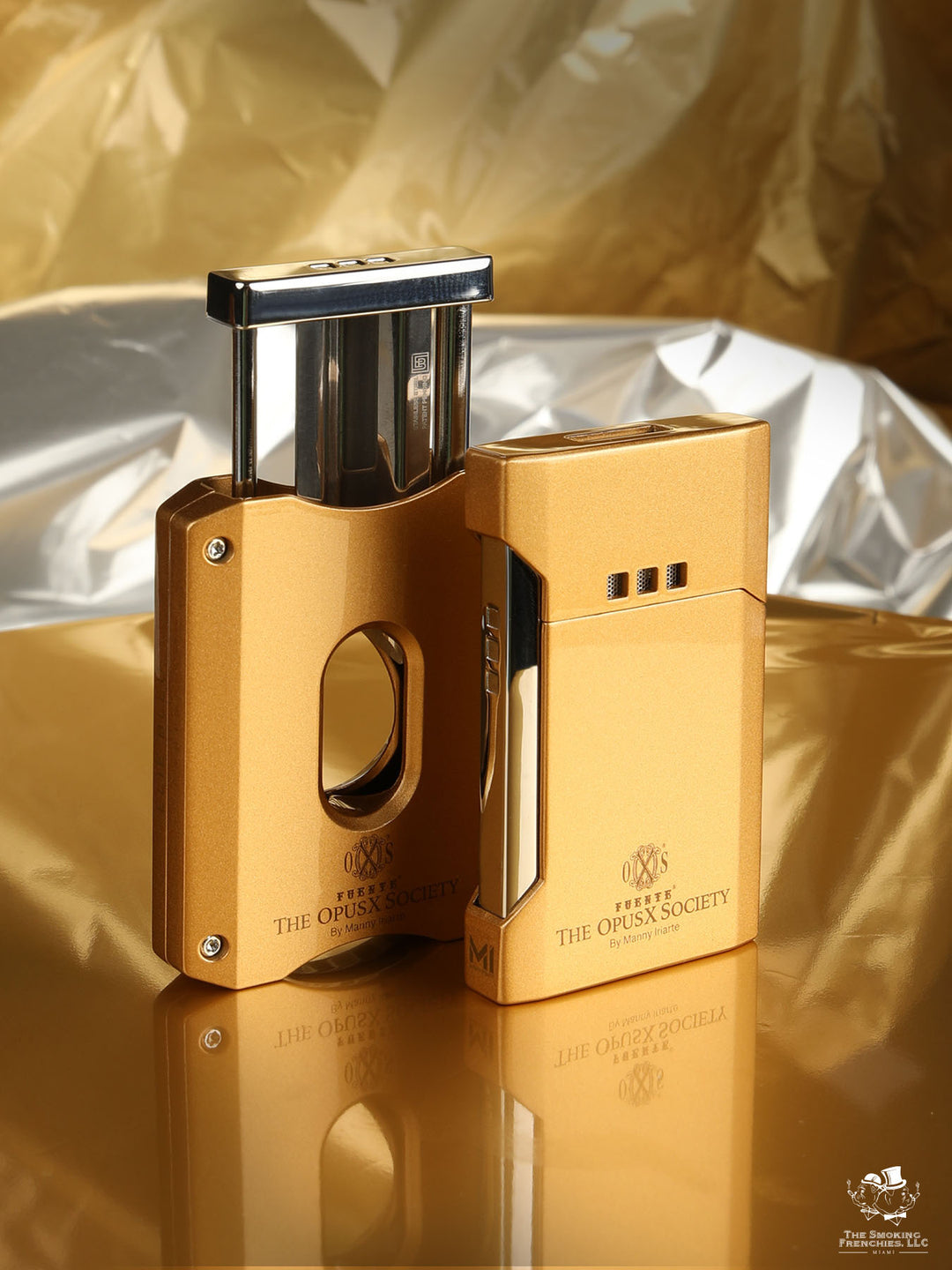 Opus X Society Gold & Bullet Lighter Gold Edition
