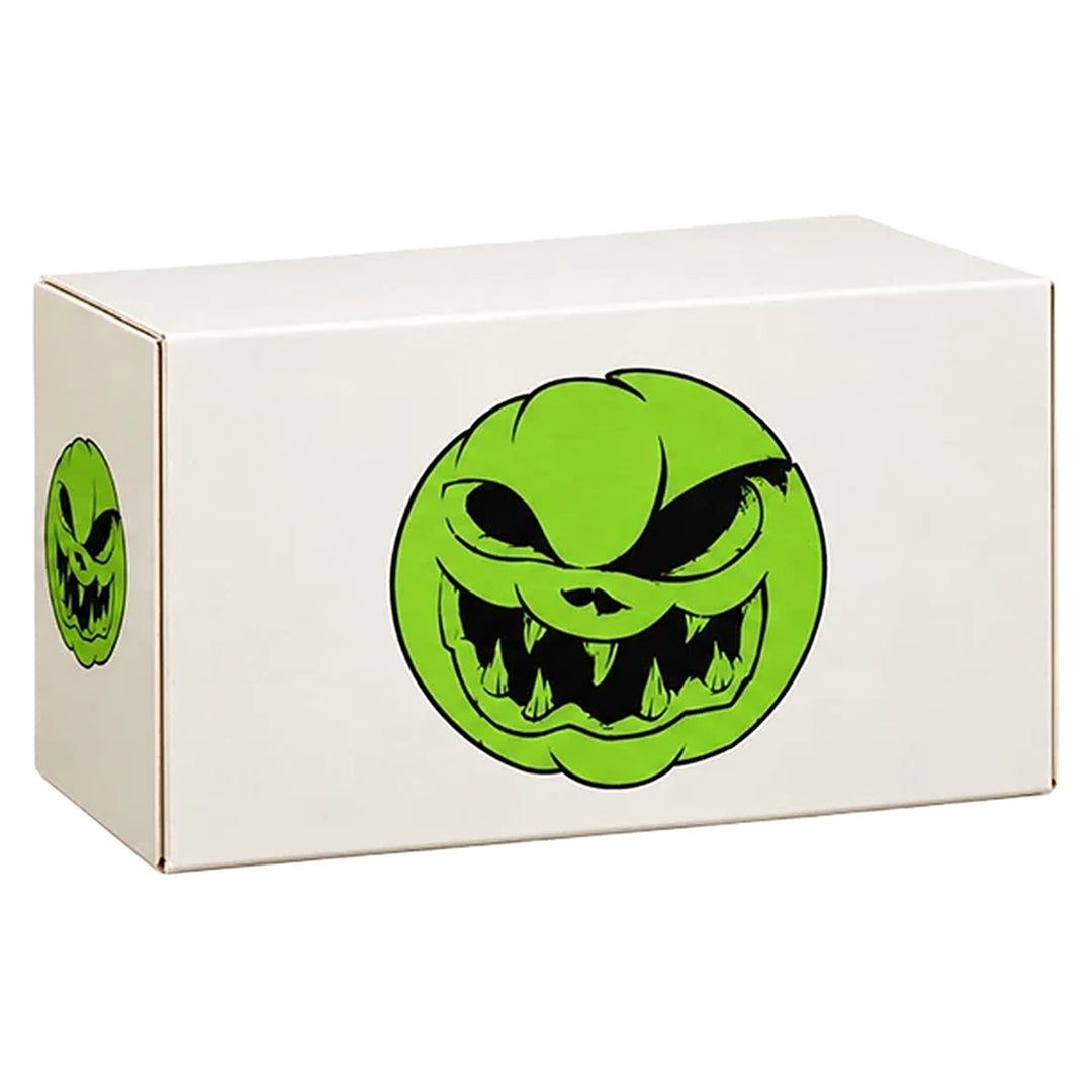 Viaje Full Moon 13th Anniversary Natural Limited Edition, closed white box with green pumpkin