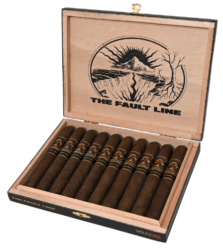 Wildfire The Fault Line Cigar Open Box