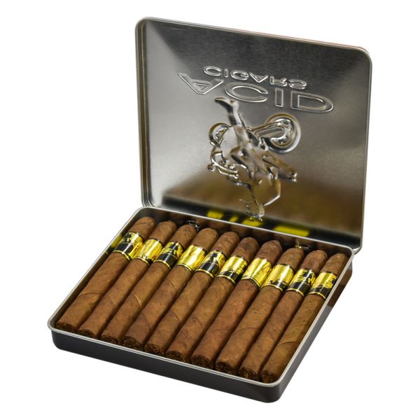 Acid Krush Cigarillos Classic Gold Sumatra Tin (4.0" x 32)