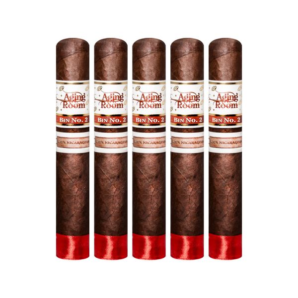 Indulge in the rich flavors of the Aging Room Bin No. 2 Grande. A premium cigar crafted for those who appreciate a sophisticated smoking experience.