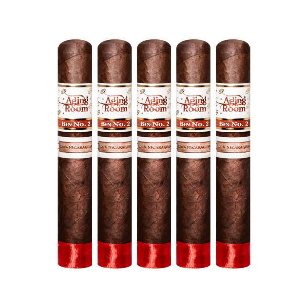 Indulge in the rich flavors of the Aging Room Bin No. 2 Grande. A premium cigar crafted for those who appreciate a sophisticated smoking experience.