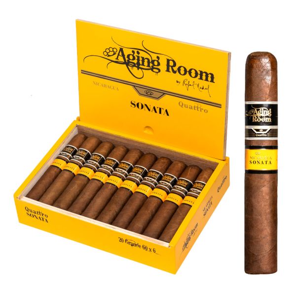 Aging Room Quattro Nicaragua Sonata Grande (Gigante) Cigar