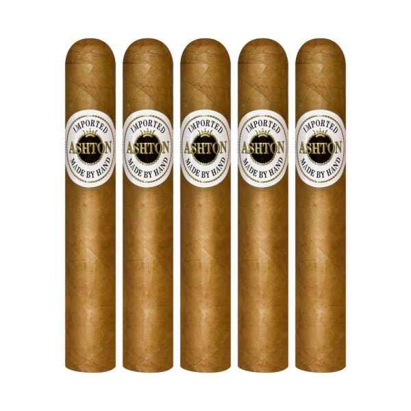 Ashton Magnum Robusto Cigar | 5.0" x 50 | Premium Connecticut Shade