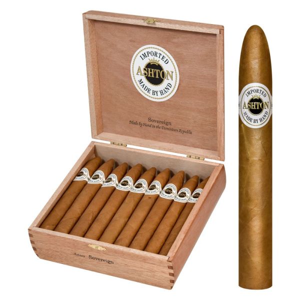 Ashton Sovereign Torpedo | 6.75" x 55 Cigar | Elegant Smoking Choice