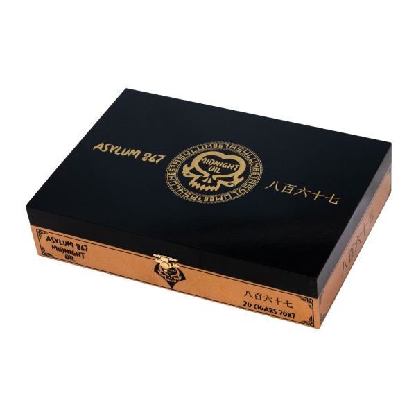 Asylum 867 Midnight (Churchill Gordo) (7.0" x 70) | Ecuadorian Habano Wrapper | Intense Flavor