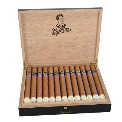 Byron Aristocratas 21st Century Double Corona 8.0" x 52 cigar with rich, full-bodied flavor and premium handcrafted construction.