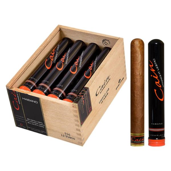 Cain Habano 550 Tubos (Robusto) Cigars | Intense 5.75" x 50 Smokes