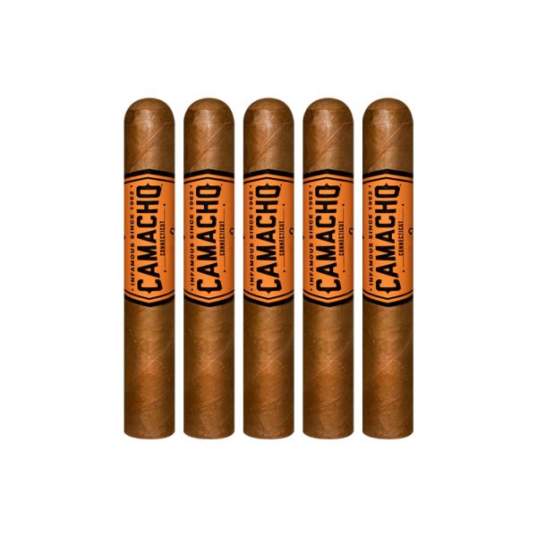 Camacho Connecticut Tubos Robusto | Smooth & Medium-Bodied Cigar