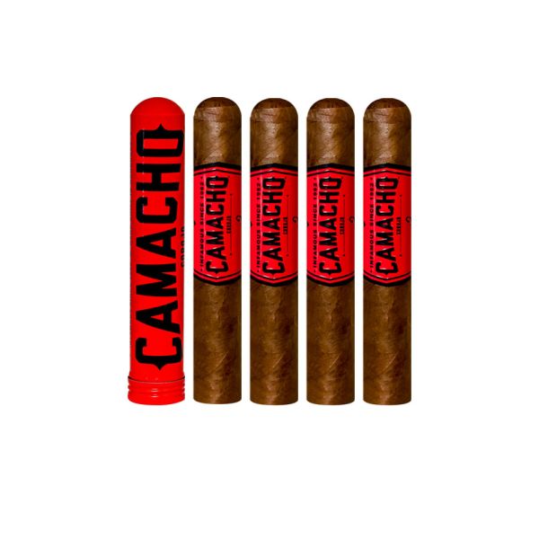 Full-Bodied Camacho Corojo Robusto Tubos - 5.0" x 50 Cigar