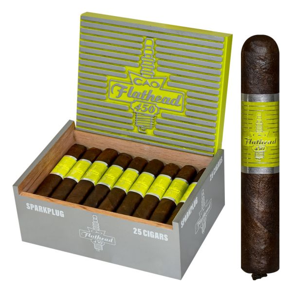 Bold and Flavorful CAO Flathead V450 Sparkplug (Robusto) Cigar