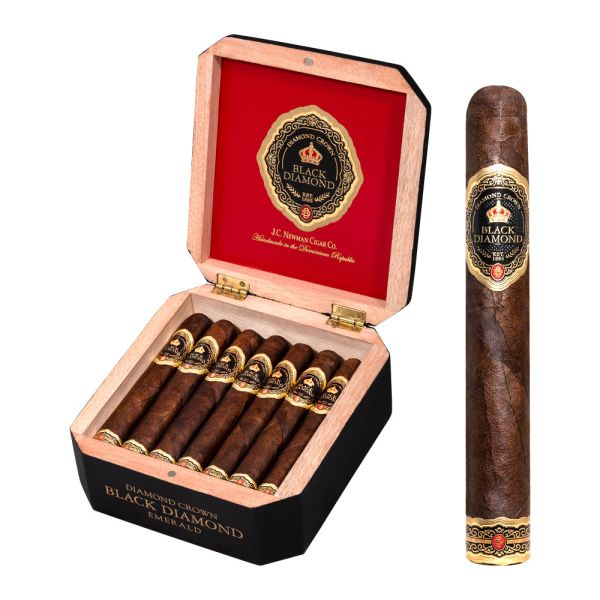 Premium Diamond Crown Black Diamond Emerald Toro Cigar – 6" x 52