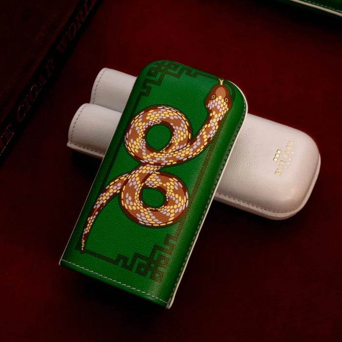 Elie Bleu Year of the Snake Cigar Case LE (2 Cigars)
