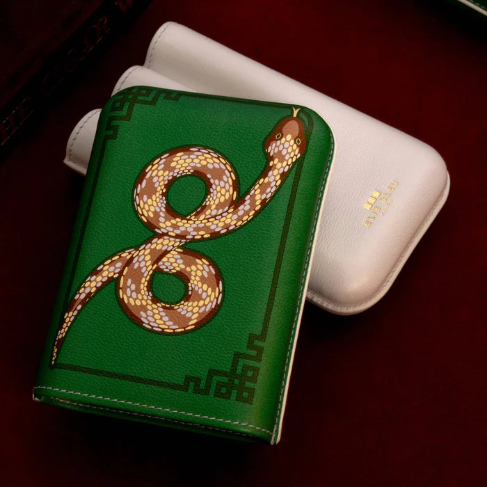 Elie Bleu Year of the Snake Cigar Case LE (3 Cigars)