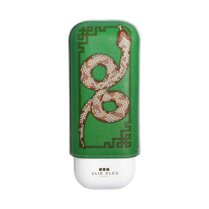 Elie Bleu Year of the Snake Cigar Case LE (2 Cigars)