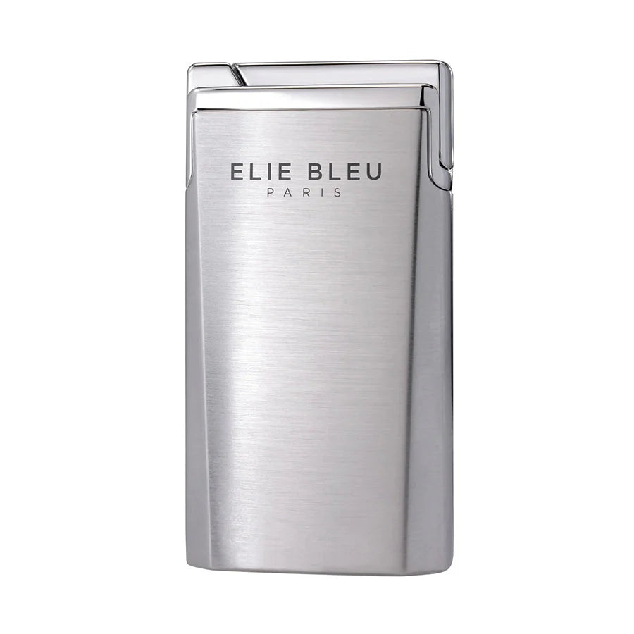 Elie Bleu J15 Jet Flame Lighter - Brushed Chrome