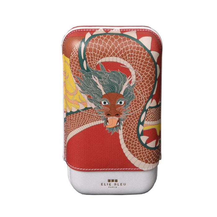 Elie Bleu Dragon Cigar Case LE (3 Cigars)